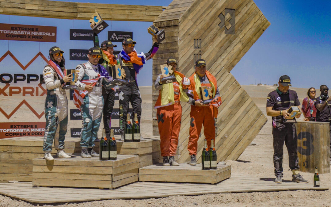 X44 alcanzó la cima de la Antofagasta Minerals Copper X Prix