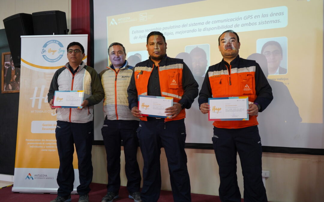 “Hago mi trabajo con excelencia”: Reconocen a trabajadores y equipos de Mantenimiento por desempeño 2022