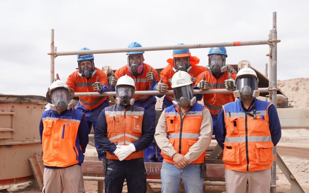 Planta de Chancado: con maqueta a tamaño real capacitan sobre el cambio de polines