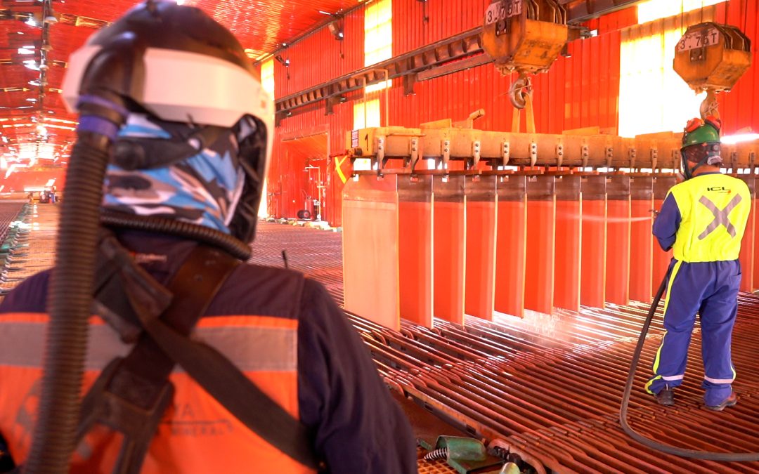 Sistema de sensores térmicos fue probado con éxito en la nave electrowinning