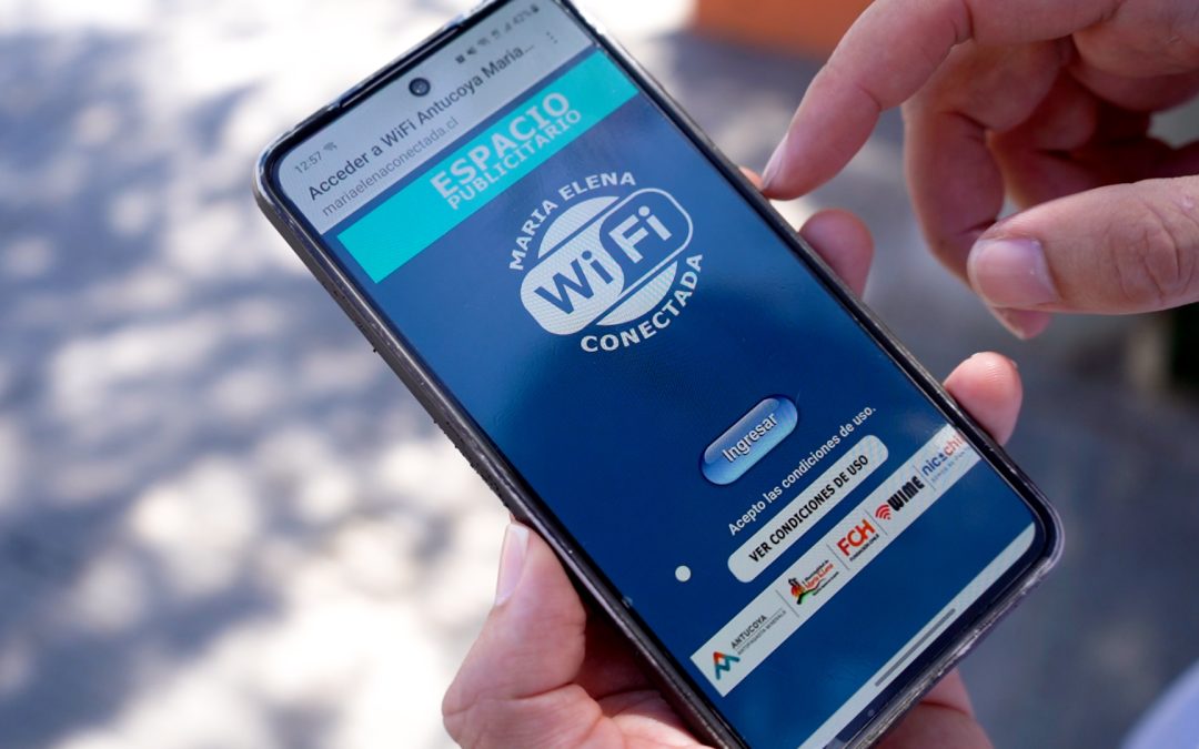 Diálogos para el Desarrollo de Minera Antucoya habilita zonas wifi en María Elena