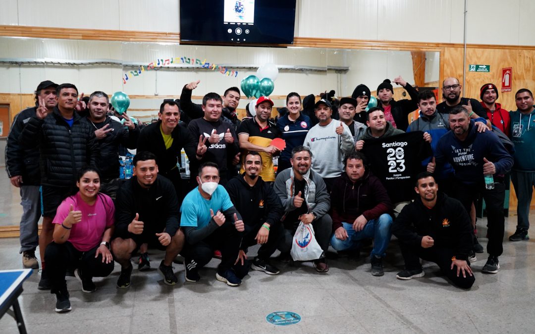 Trabajadores y trabajadoras de Minera Antucoya desafiaron a una campeona panamericana