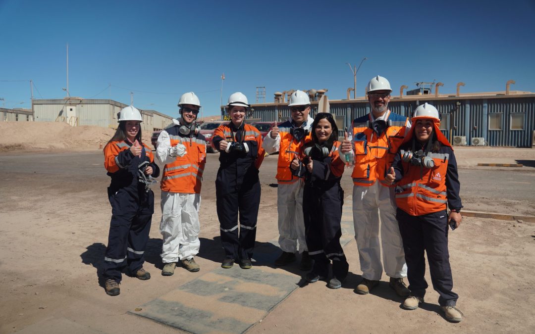 Visiones cruzadas: verifican en terreno control de riesgos de material particulado