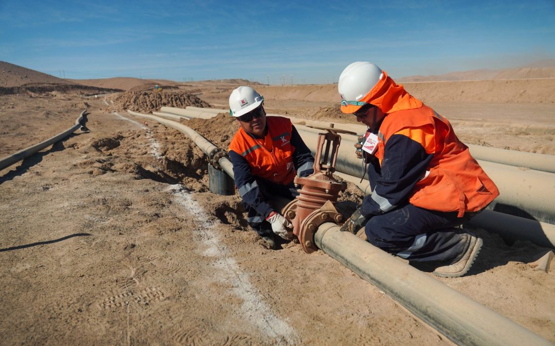 Nueva línea de agua potable alimentará el taller de camiones