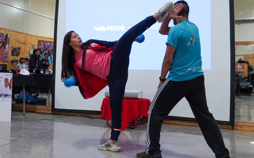 A nueve días de Santiago 2023: una karateca panamericana visitó faena