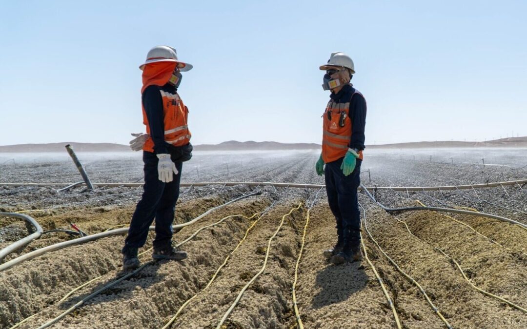 Uso de ácido en el área de lixiviación disminuyó en cerca de un 40%