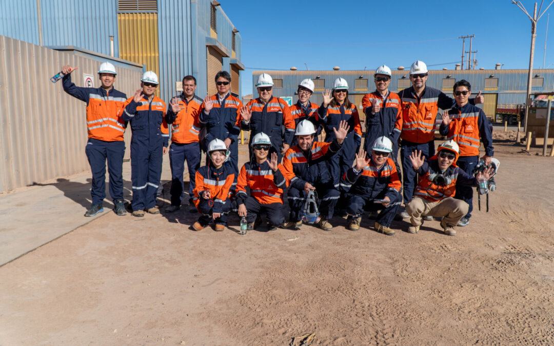 Delegación de Marubeni evalúa avances operativos en la Compañía