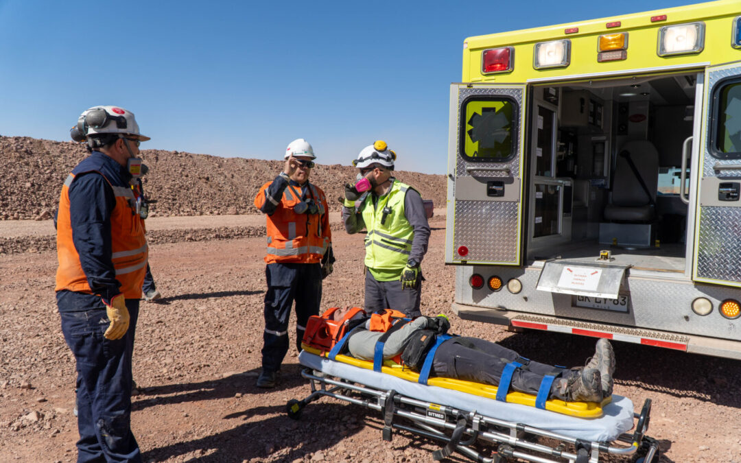 Simulacro evaluó la capacidad de respuesta de Minera Antucoya ante una emergencia