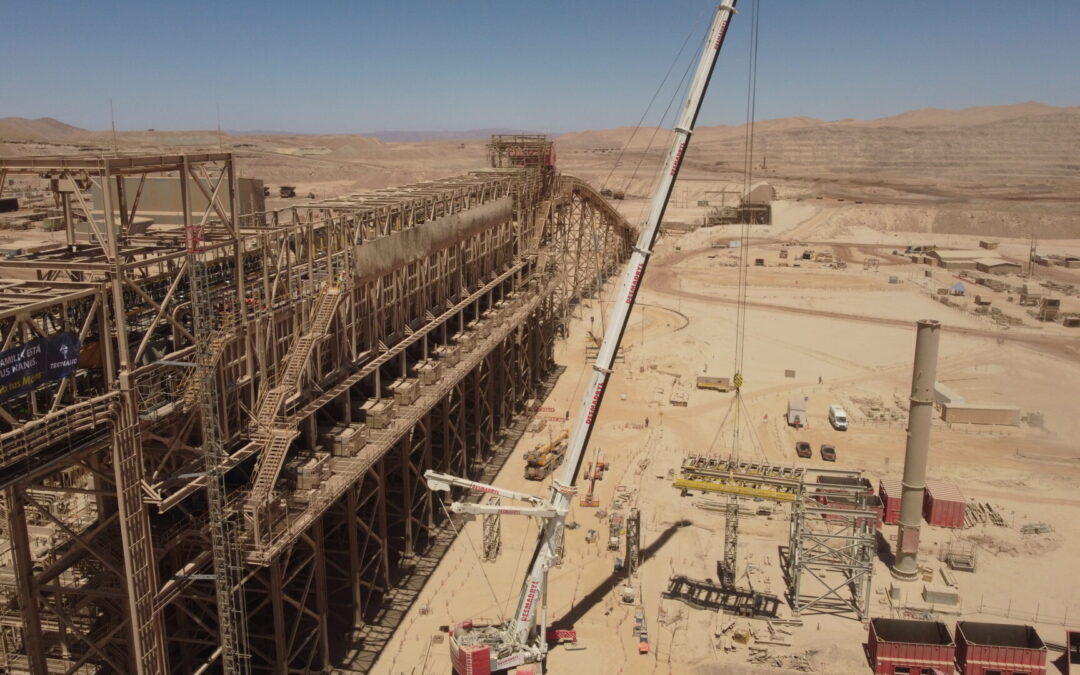 ¡En 90 días y sin accidentes! Concluyó el recambio del carro CV-007 de Minera Antucoya