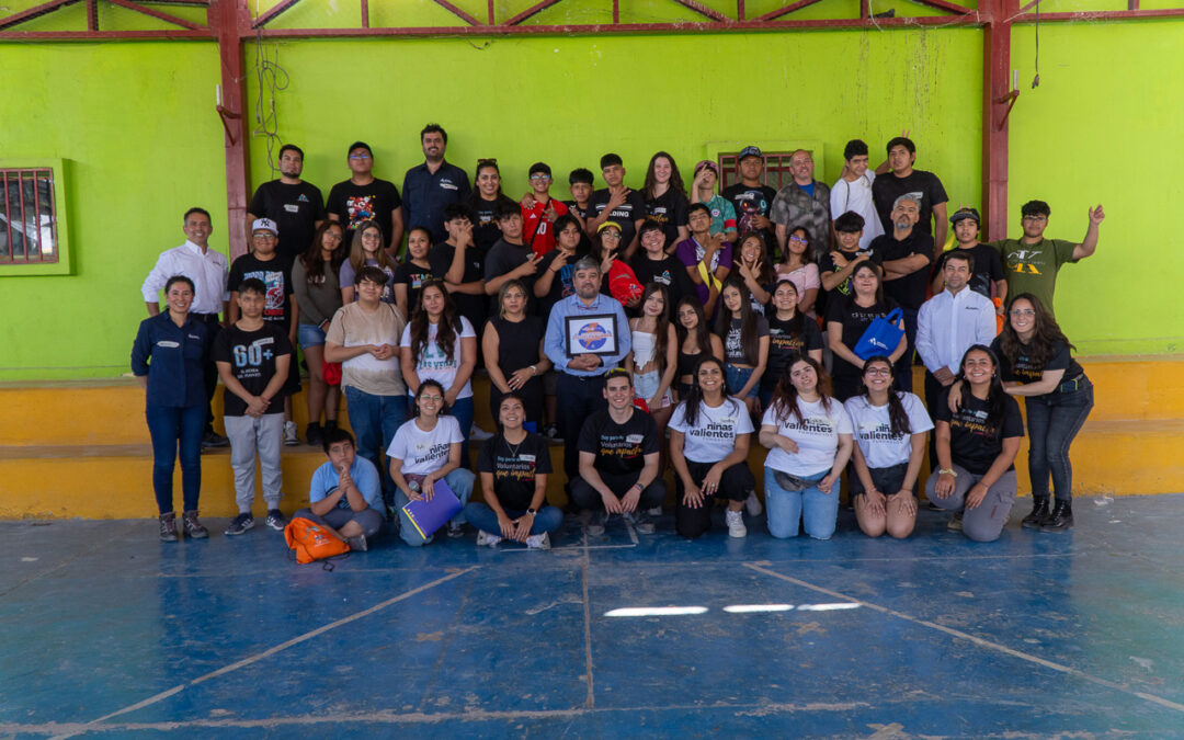 Voluntariado despidió el año preparando a estudiantes para la educación media