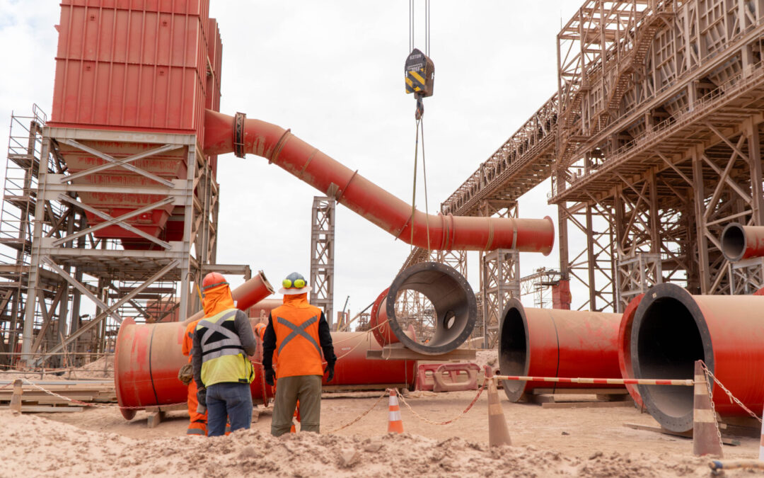 Proyecto Sistema de colectores de polvo alcanza un 63% de progreso