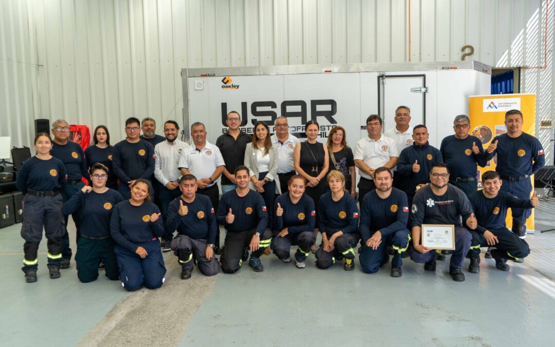 Grupo de rescate recibió nuevos equipos y certificaciones