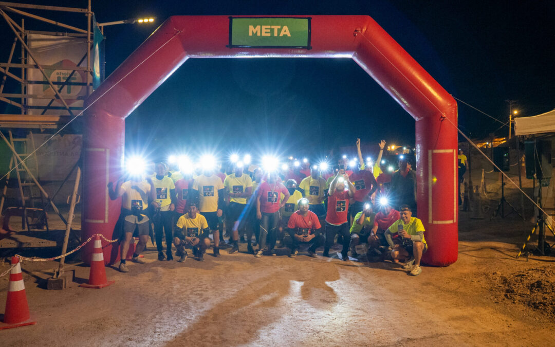 ¡Minera Antucoya sumó 422 kilómetros en la 4ta corrida nocturna!