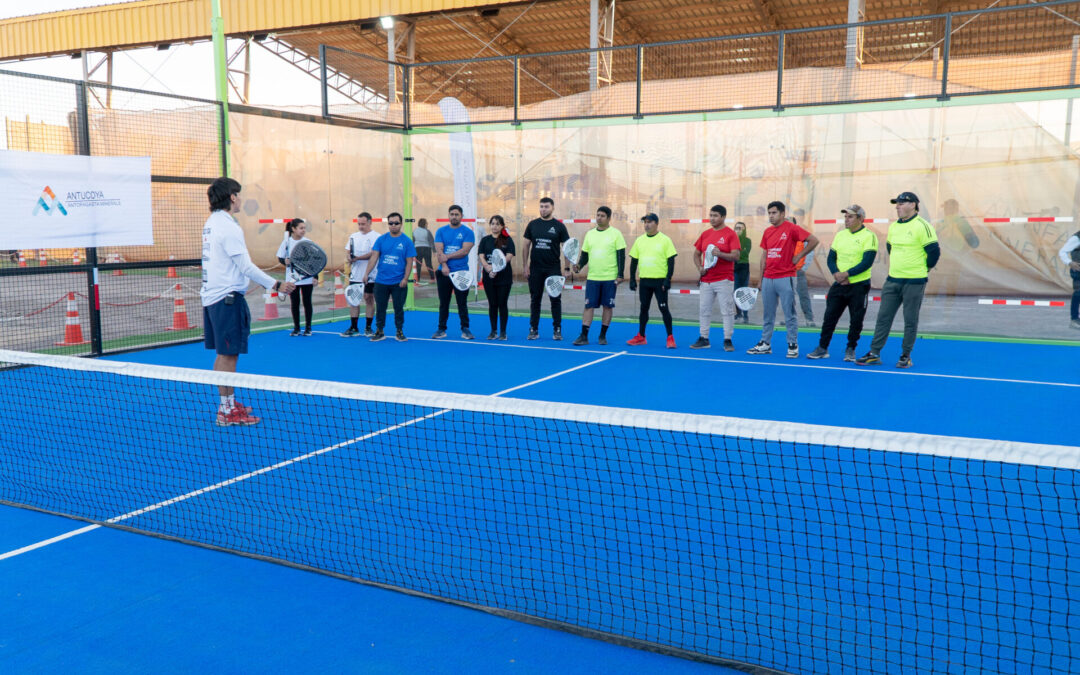 ¡Nueva cancha de pádel en Minera Antucoya!