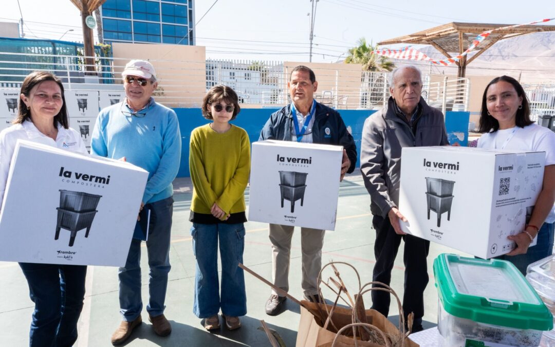 ‘Barrio Circular’ debuta en Antofagasta con 150 vermicomposteras