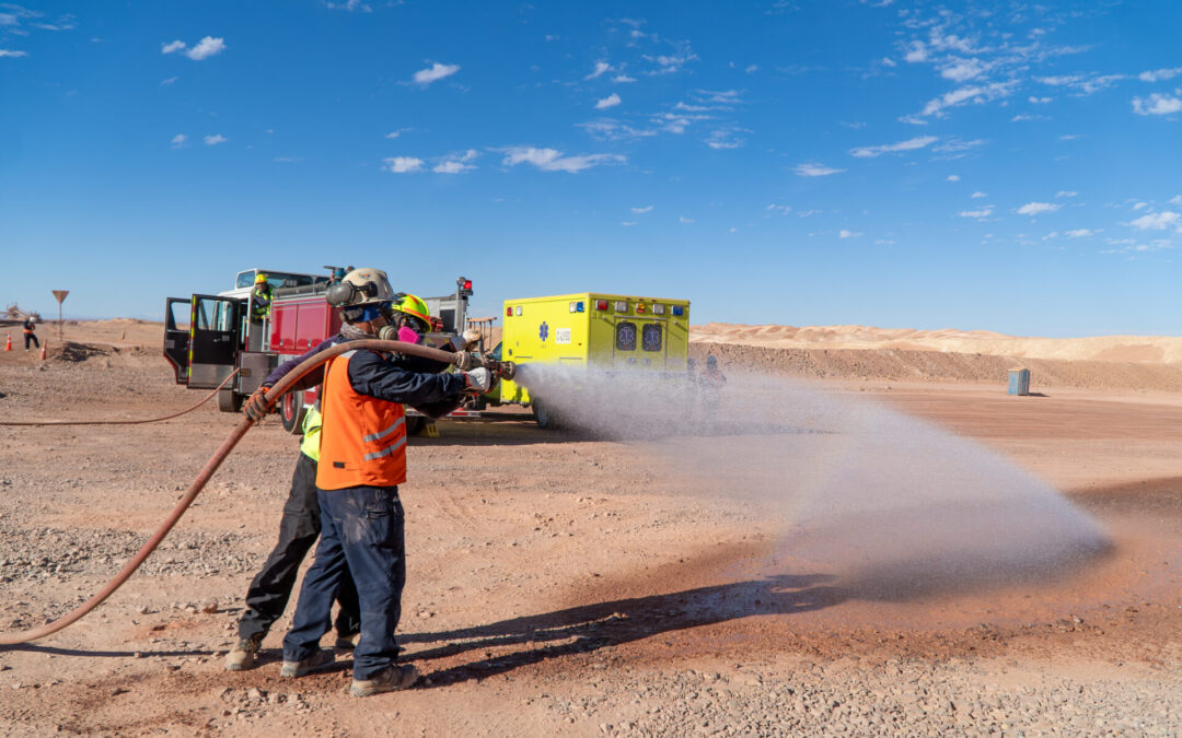 La Compañía realizó un simulacro de incendio para evaluar su respuesta ante emergencias
