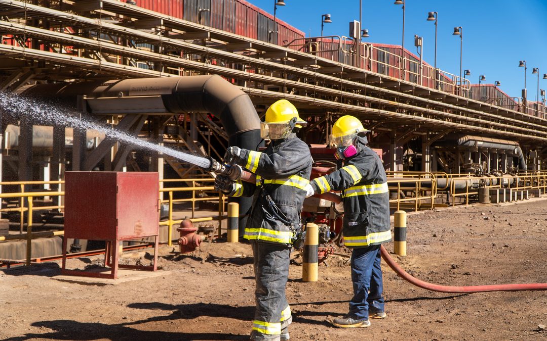 Simulacro de incendio en la planta SX evaluó preparación del personal ante emergencias 